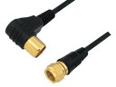 【ポイント10倍】イチネンTASCO 4K8K対応2CFB同軸ケーブルL/F型1m TA877LF2-1M
