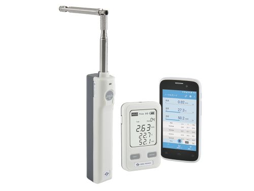 【直送品】 イチネンTASCO ワイヤレス風速・温湿度計 TA411AG