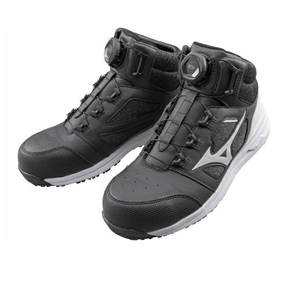 【ポイント10倍】イチネンTASCO 安全作業靴 (ALMIGHTYLSII73MBOA ブラック×ホワイト 26.5cm) TA964JE-26.5