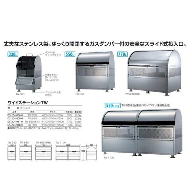 【ポイント5倍】【直送品】 テラモト ワイドステーション TW-330 DS-204-006-0 【大型】