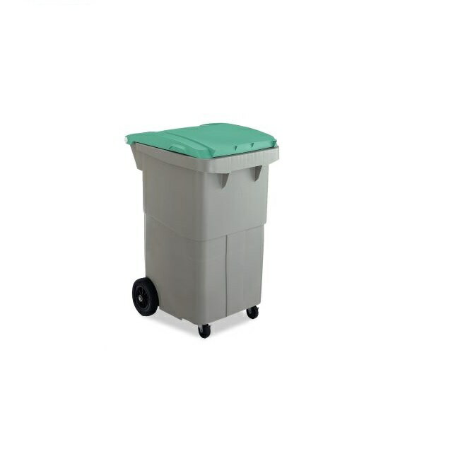 【直送品】 テラモト リサイクルカート#200 搬送型 DS-224-520-1 グリーン 【大型】