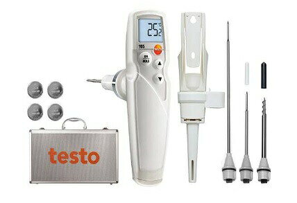 テストー (testo) 食品用中心温度計フルセット testo105 (0563 1052)(4.0)
