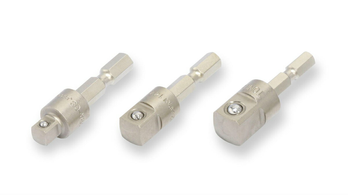 TONE (トネ) 電動ドリル用ソケットアダプター 2BA-12 〈差込角 9.5mm(3/8”)〉
