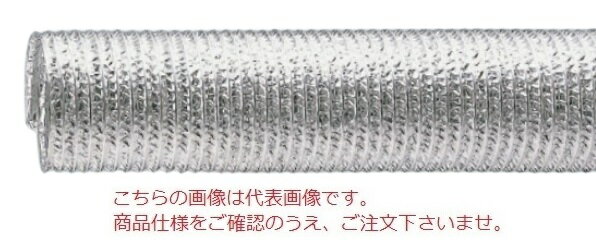 ※北海道・沖縄・離島への配送は、別途送料を申し受けます。《用途》●住宅・アパート・店舗などの換気扇用ダクト。●ビルなどの建築物の空調用。※不燃材料ではないので、レンジフードの排気用には使用できません。《特長》●伸縮性・屈曲性があり、狭い場所での配管も容易です。●1/5の長さに縮み、在庫スペースをとりません。●屈曲の繰り返しに強く、しかも耐熱性に優れています。(80℃以下)●アルミ製(芯材は硬鋼線)のダクトホース。【お支払い方法について】●こちらの商品はメーカーからの直送となります。代金引換のお支払い方法はご利用になれません。●代金引換にてご注文頂いた場合はご注文をキャンセルとさせて頂く場合がございますので予めご了承下さいませ。※北海道・沖縄・離島への配送は、別途送料を申し受けます。《用途》●住宅・アパート・店舗などの換気扇用ダクト。●ビルなどの建築物の空調用。※不燃材料ではないので、レンジフードの排気用には使用できません。《特長》●伸縮性・屈曲性があり、狭い場所での配管も容易です。●1/5の長さに縮み、在庫スペースをとりません。●屈曲の繰り返しに強く、しかも耐熱性に優れています。(80℃以下)●アルミ製(芯材は硬鋼線)のダクトホース。