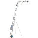 【直送品】 トーヨーコーケン マイティパワー AL4-MD7W2 《アルミ連結梯子瓦揚機》 【特大・送料別】