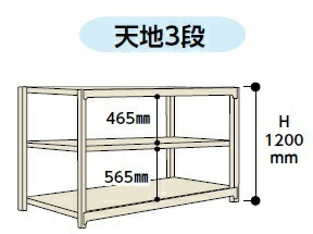  山金工業 ラック 1.5S4545-3W 