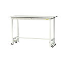 【直送品】 山金工業 ワークテーブル ワンタッチ移動タイプ SUPUH-1560-WW 【大型】