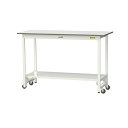 【直送品】 山金工業 ワークテーブル ワンタッチ移動タイプ SUPUH-1560TT-WW 【大型】
