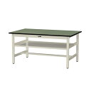 【直送品】 山金工業 ワークテーブル 固定式 中間棚付 SWR-1590S2-GI 【大型】
