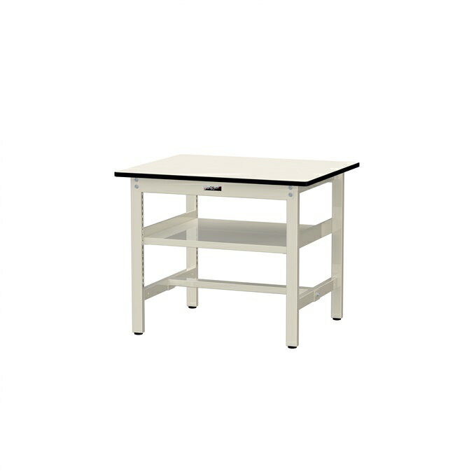 【直送品】 山金工業 ワークテーブル 固定式 中間棚付 SWR-975S2-II 【大型】