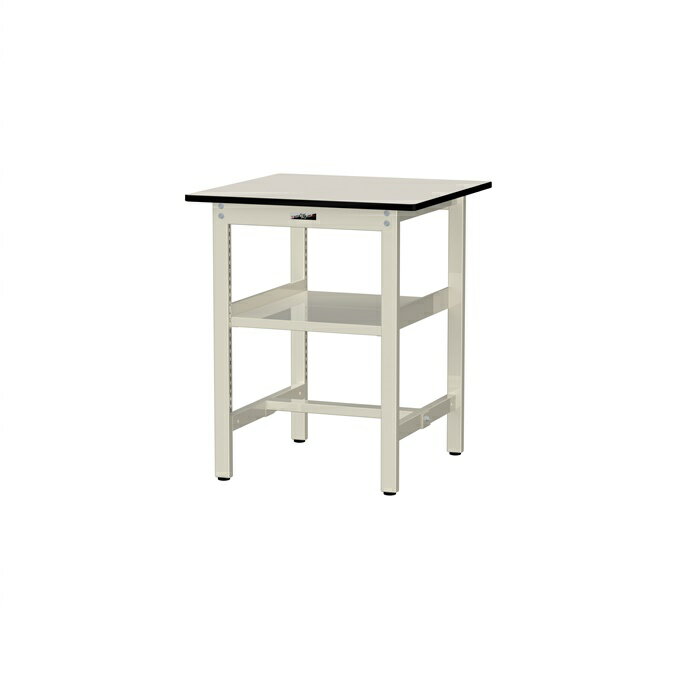 【直送品】 山金工業 ワークテーブル 固定式 中間棚付 SWRH-775S2-II 【大型】