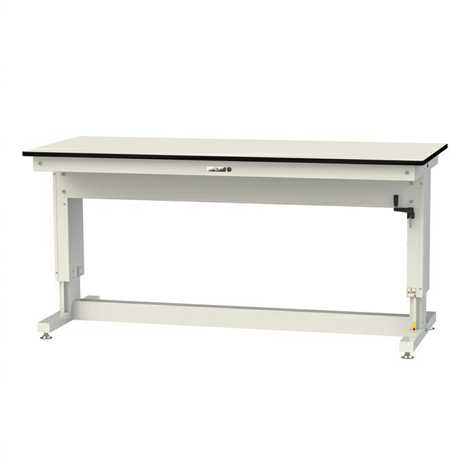 【直送品】 山金工業 ワークテーブル 昇降タイプ 塩ビシート天板 SSR-1875A-IW 【大型】(4)
