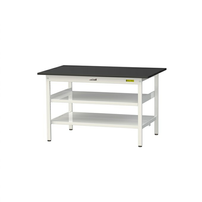 【ポイント5倍】【直送品】 山金工業 実験台 耐薬品ケミテクト天板 中間棚板付 H740 SLK-1275TTF-BKW ..