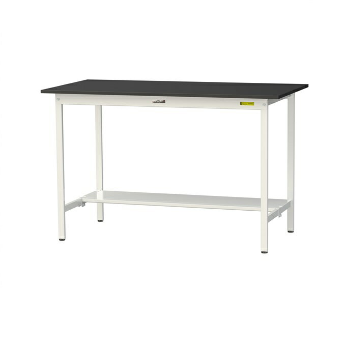 【ポイント10倍】【直送品】 山金工業 実験台 耐薬品ケミテクト天板 固定式 H950 SLKH-1575T-BKW 【大..