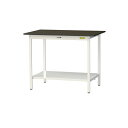 【ポイント10倍】【直送品】 山金工業 実験台 指紋レスメラミン天板 固定式 H740 SLM-1275TT-BRW 【大型】