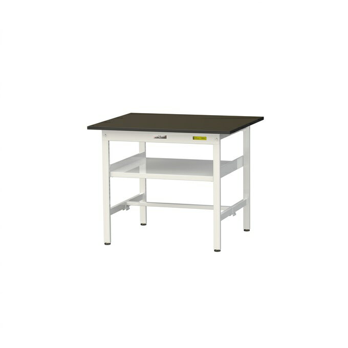 【ポイント10倍】【直送品】 山金工業 実験台 指紋レスメラミン天板 中間棚板付 H740 SLM-975F-BRW 【大型】