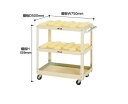 【ポイント5倍】【直送品】 山金工業 ツーリングワゴン W7TCS-N502-IV 【大型】(4)