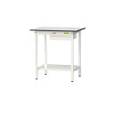 【ポイント5倍】【直送品】 山金工業 ワークテーブル150シリーズ 固定式 キャビネット付 全面棚板付 RoHS2指令対応 塩ビシート天板 SURH-960UT...