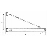 【ポイント5倍】【直送品】 象印 ウォール型ジブクレーン WJ-021 (WJ-K2510) (0.25t) 【特大・送料別】