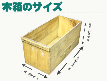 木箱2箱 りんご 箱 りんご箱 アンティーク 収納ボックス DIY 送料無料 20kg入用×2箱(木箱のみ) ※沖縄送料別途加算 男前インテリア ポイント消化