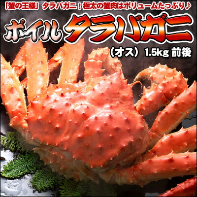 ボイルタラバガニ（オス）1.5kg前後【楽ギフ_のし】
