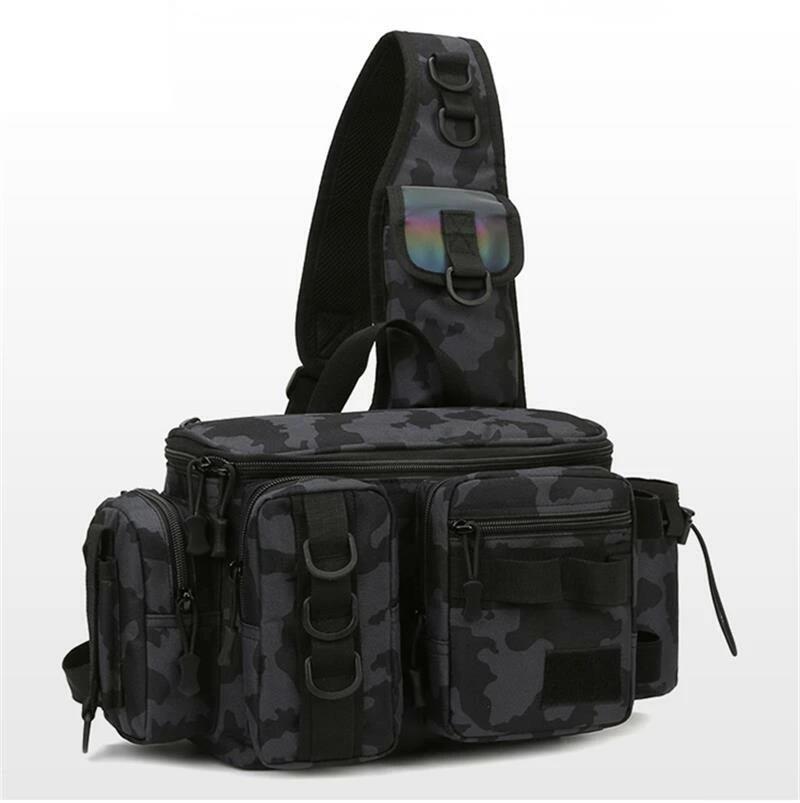 釣り バッグ フィッシングバッグ タックルバッグ ショルダーバッグ ウエストバッグ ランガンバッグ 防..