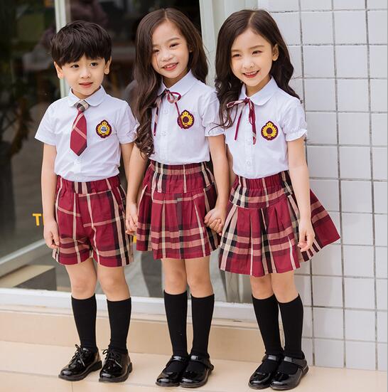 子供スーツセット フォーマルイギリス風 中小生 幼稚園 キッズ学園制服 チェック柄...