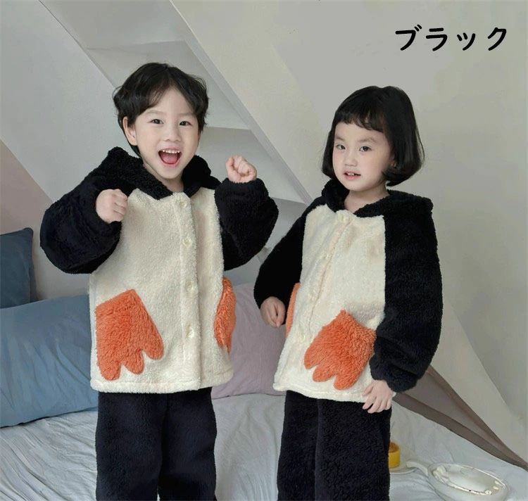 【送料無料】着ぐるみ 子供用 パジャマ ルームウェア 前開き 子供 着ぐるみパジャマ 可愛い 女の子 男の子 恐竜 もこもこ ペンギン サメ うさぎ耳 130cm 秋 冬物 着る毛布 動物 キッズ 2点セット 寝巻き 90cm 120cm 部屋着 韓国 長袖 お揃い