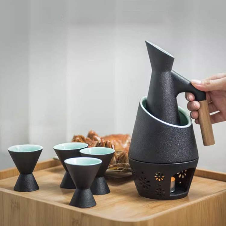 冷酒器 盃 徳利セット 冷酒器セット 熱燗器 おちょこ 熱燗冷酒の両方できる酒器セ...