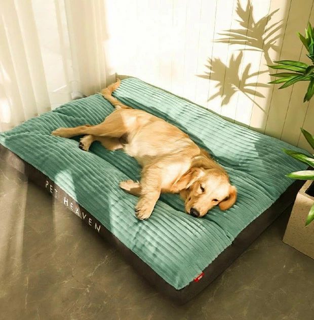 大型犬 ペットベッド ふわふわ 犬 秋 冬 大きいサイズあり 取り外して洗濯可 グリーン ネイビー ペットソファー 猫犬兼用 ペット マット 布団 ベットペットベッド 猫ベッド 犬ベッド 通年 犬猫用品 寝具 かわいい ふとん おしゃれ 洗える 角型 長方形