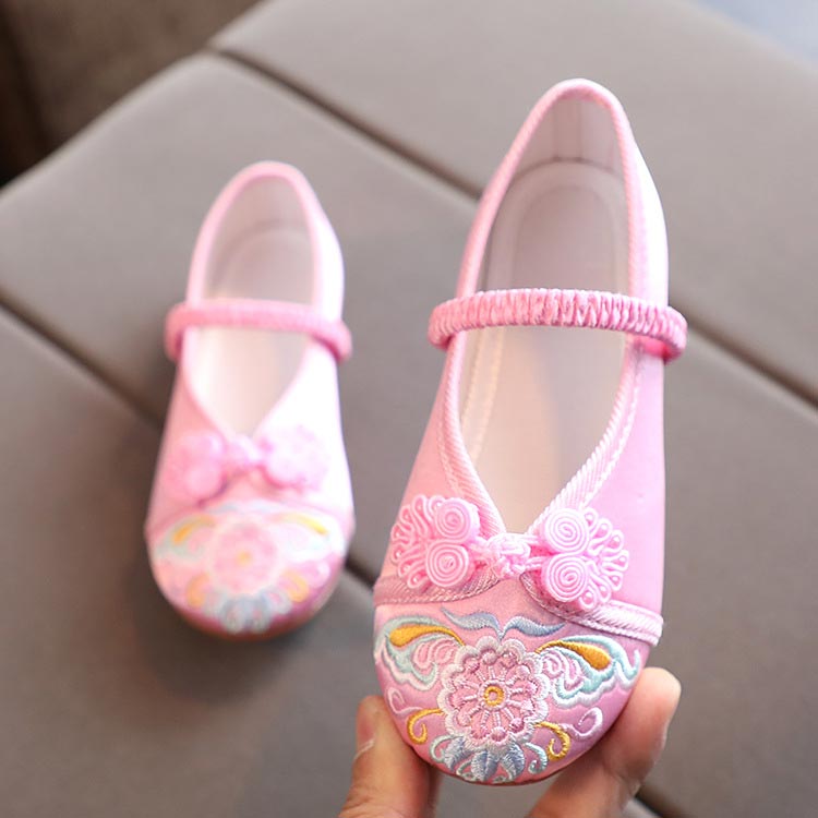 女の子 七五三 靴 草履 キッズ 子供用 草履のかわりに履ける 和柄の靴 刺繍 ぺたん...