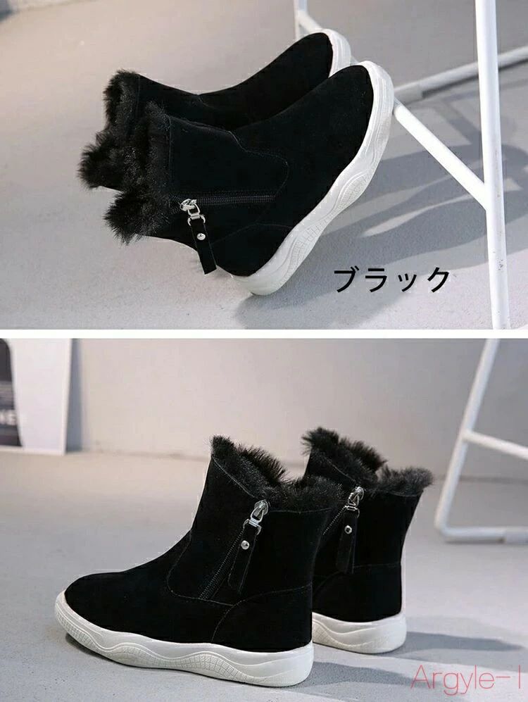 DOUX & FLEURETTEのムートンブーツ キッズ ブーツ 女の子 ショートブーツ 秋冬 冬靴 キッズ シューズ 子供靴 ボアブーツ ムートン シューズ キッズ靴 女の子 くつ 子ども 結婚式 靴｜アングル2