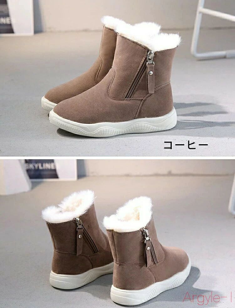 DOUX & FLEURETTEのムートンブーツ キッズ ブーツ 女の子 ショートブーツ 秋冬 冬靴 キッズ シューズ 子供靴 ボアブーツ ムートン シューズ キッズ靴 女の子 くつ 子ども 結婚式 靴｜アングル3