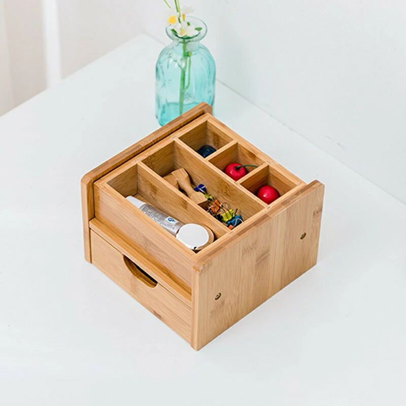 竹製 卓上チェスト 卓上収納 引き出し 4type シンプル 組立品 ナチュラル おしゃれ...