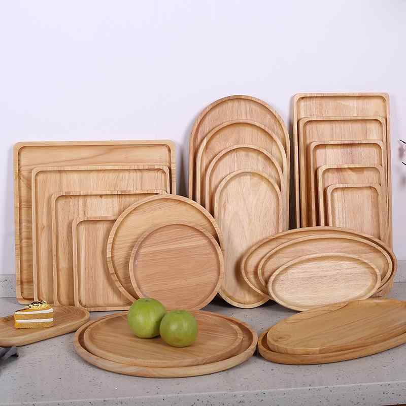 トレイ 和風 おしゃれ 木製 木 無垢材 ウッドトレイ 長方形 円形 正方形 楕円形 オーバル 家庭用 食卓..