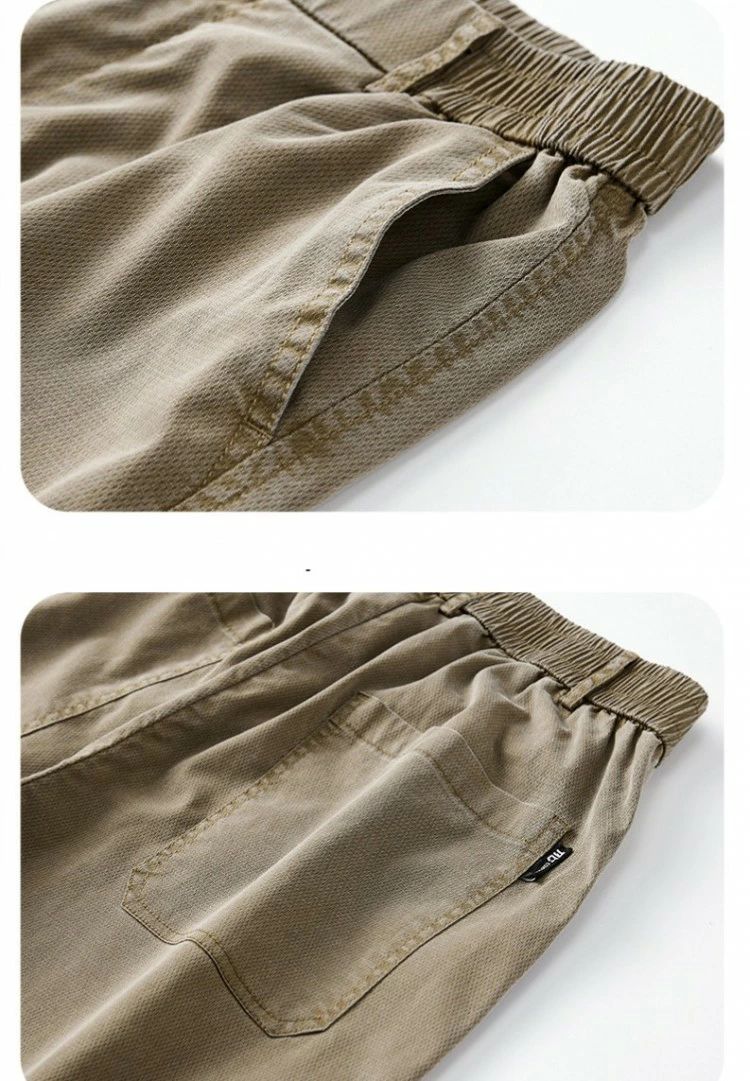 DOUX & FLEURETTEのテンセルデニムパンツ メンズ 涼感 ストレッチ 薄手 軽量 通勤通学 ワイドシルエット 大きいサイズまで 着痩せ効果 夏のイージーパンツ 吸汗速乾 スポーツもOK 柔らか履き心地 型くずれしない メンズファッション｜アングル3