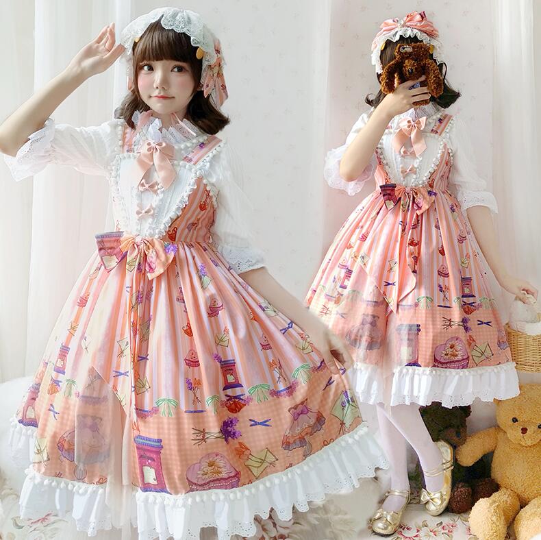 Rakuten - ゴスロリ ワンピース レディース 大人 女子 可愛い ドレス お姫様ドレス キャミソール 大きいリボン 豪華ゴシック服 ハロウィン コスプレ ドレス 衣装 パーティー イベント 舞台ステージ 衣装 ピンク