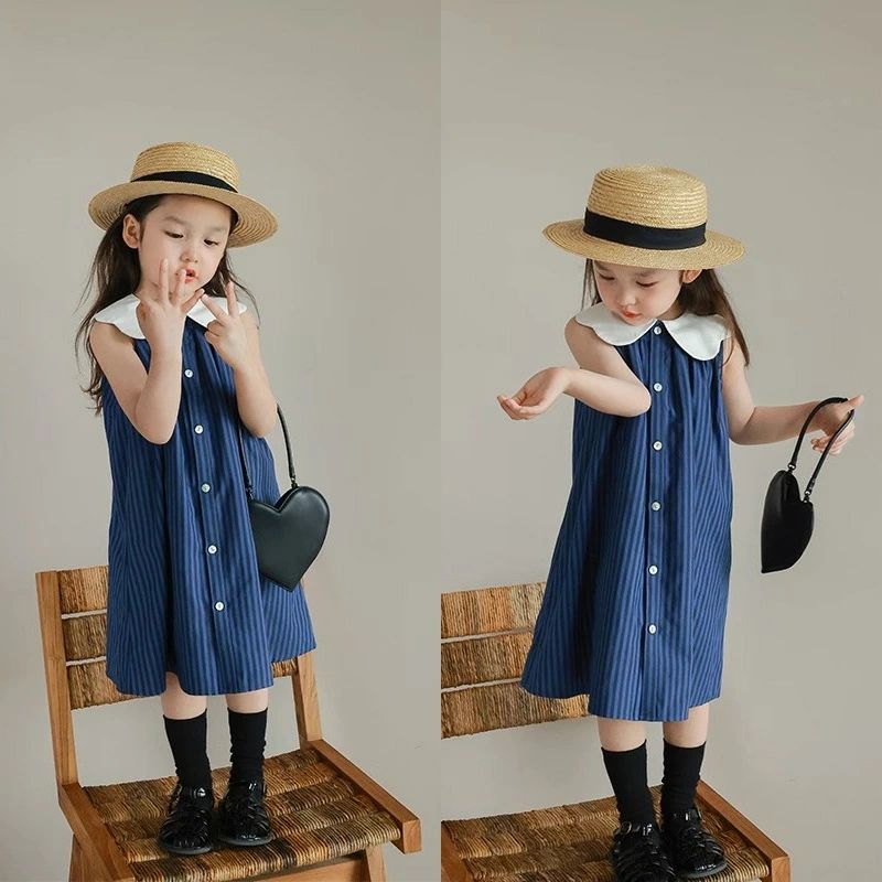 Rakuten - 子供服 ワンピース 春夏 女の子 キッズ綿ワンピース ノースリーブ フレアワンピース 子供ワンピース 入園式 韓国子ども服 女の子ワンピース ジュニア 子供ドレス 結婚式 ピアノ 発表会 七五三 誕生日 子ども服 ベビー服 おしゃれ 可愛い お姫様 シンプル カジュアル 新品