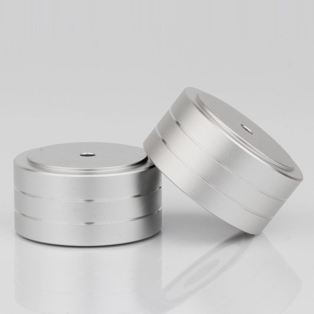 オーディオ用 インシュレーター スピーカー 4個セット 振動吸収 簡単設置 40mm ブ...