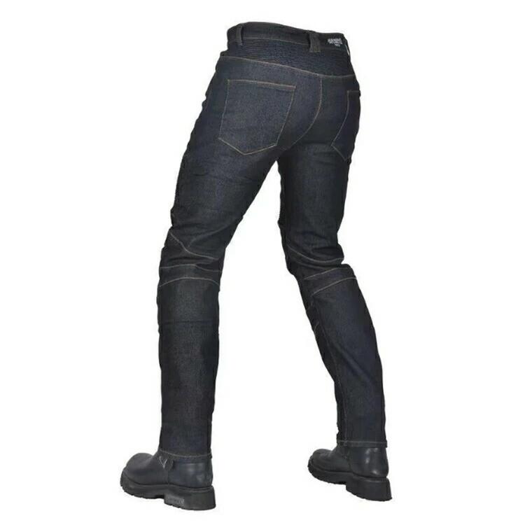バイクジーンズ ズボン メンズ バイクズボン デニムパンツ 膝パッド付き レディー...