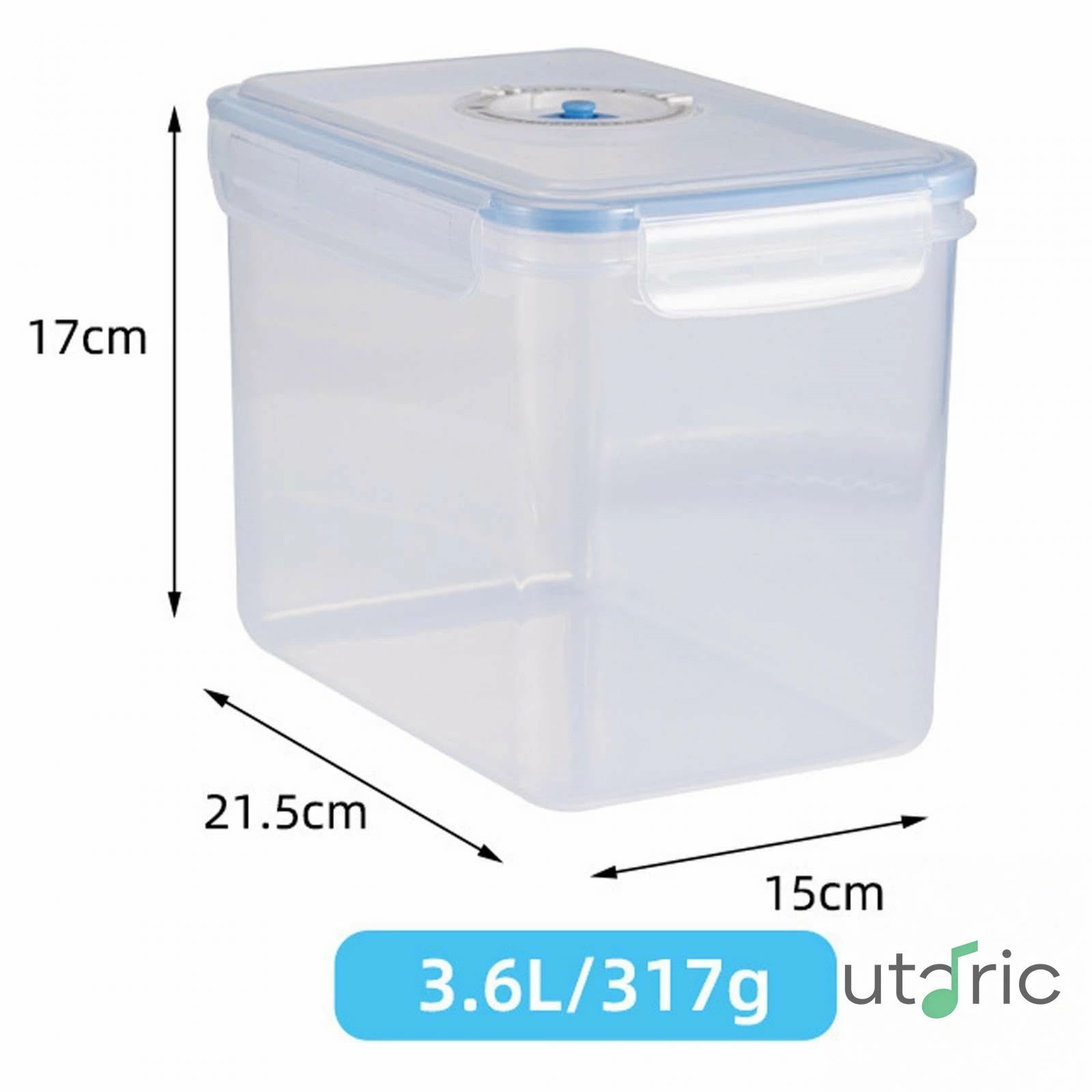 Sundries Box - ポンプ付き真空容器 漏れ防止 積み重ね可能 多目的食品密閉容器 鮮度保持ボックス