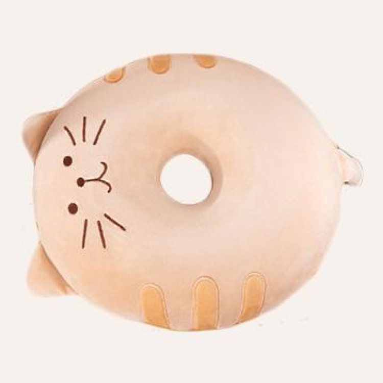 DOUX & FLEURETTEの円座クッション 産後 痔 ドーナツクッション 低反発 安い かわいい おしゃれ 洗える 妊婦 持ち運び 丸型 オフィスワーク 産後対策 姿勢｜アングル3
