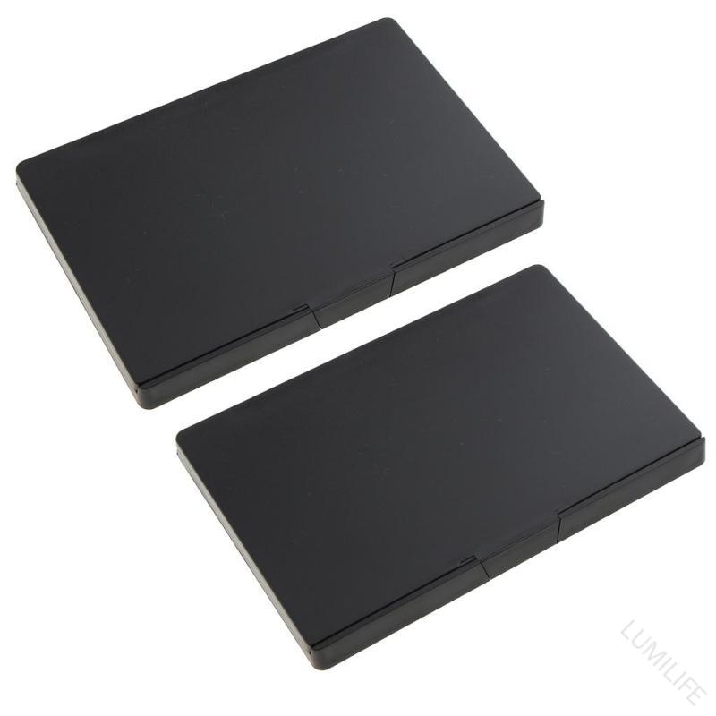 2個 パレット ボックス 空パレット アイシャドー メイクアップ ケース アイシャドウ パレットケース 収納 化粧 メイク 透明 クリア 持ち運び 旅行 用 詰め替え 便利 doux-fleurette-10025363 DOUX & FLEURETTE サンプル画像2