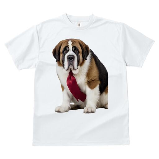 セントバーナード Tシャツ レディース 犬ファン 半袖 春夏 犬柄 カジュアル かわい...