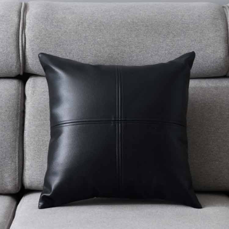 カバー シンプル 45×45cm オールシーズン 無地 カバー 合成皮革 カバー おしゃれ ソファーカバー インテリア 北欧風 モダン お手入れ簡単 模様替え カバーのみ 春 夏 秋 冬 軽量 お洒落 正方形 シンプル カフェ レザー ギフト プレゼント [2]