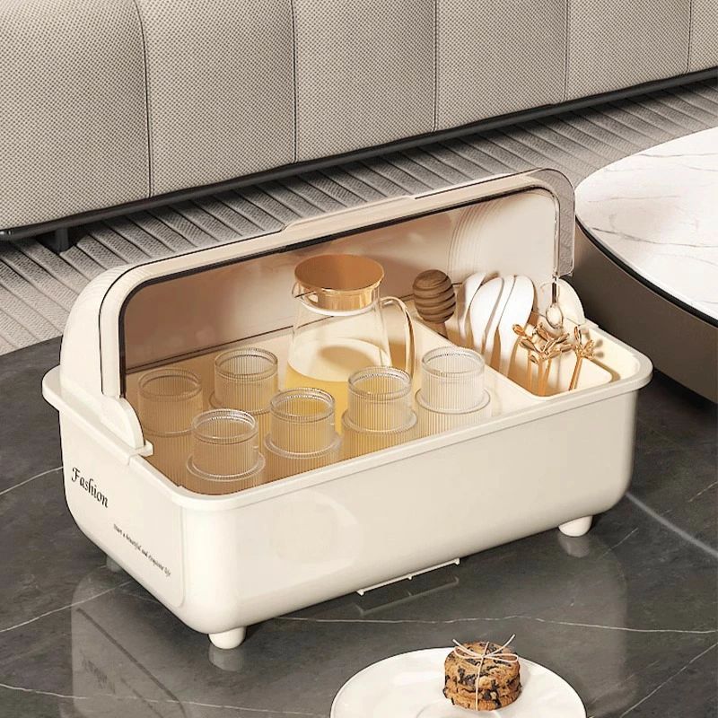 水切り食器収納ボックス、多機能キッチン、食器食器食器棚です、カバー付きの防塵設計です、効率的な収..