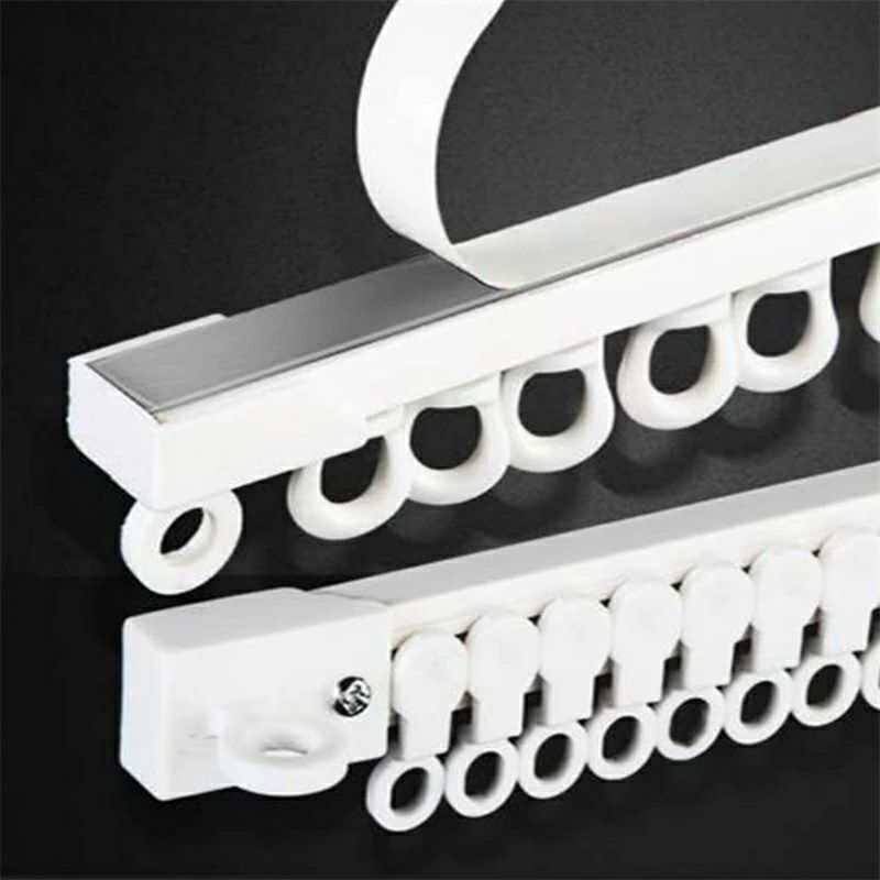 カーテンレール 粘着式 穴開け不要 オーダーメイド 正面付け 貼り付け 賃貸対応 取付簡単 耐久性 静音設計 バスルーム ベッドルーム キッチン リビングルーム バルコニー