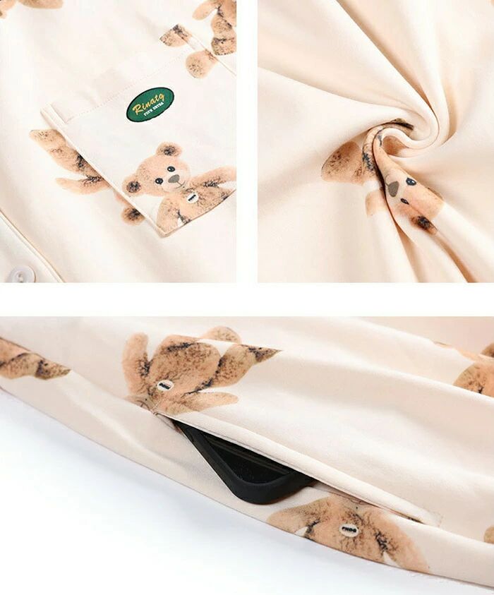 【サイズ選べるペアセット販売】クマがおしゃれ可...の紹介画像2