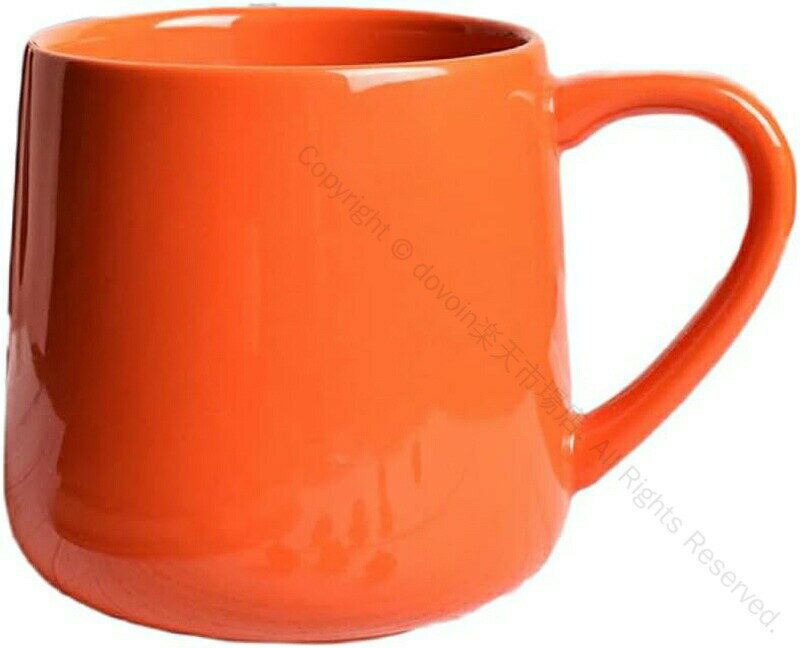 マグカップ 陶器 かわいい オレンジ 500ml 大容量 無地 セラミック 耐熱 コーヒーカップ 紅茶 ティーカップ 牛乳 朝食用 食器 ギフト 贈り物 プレゼ...