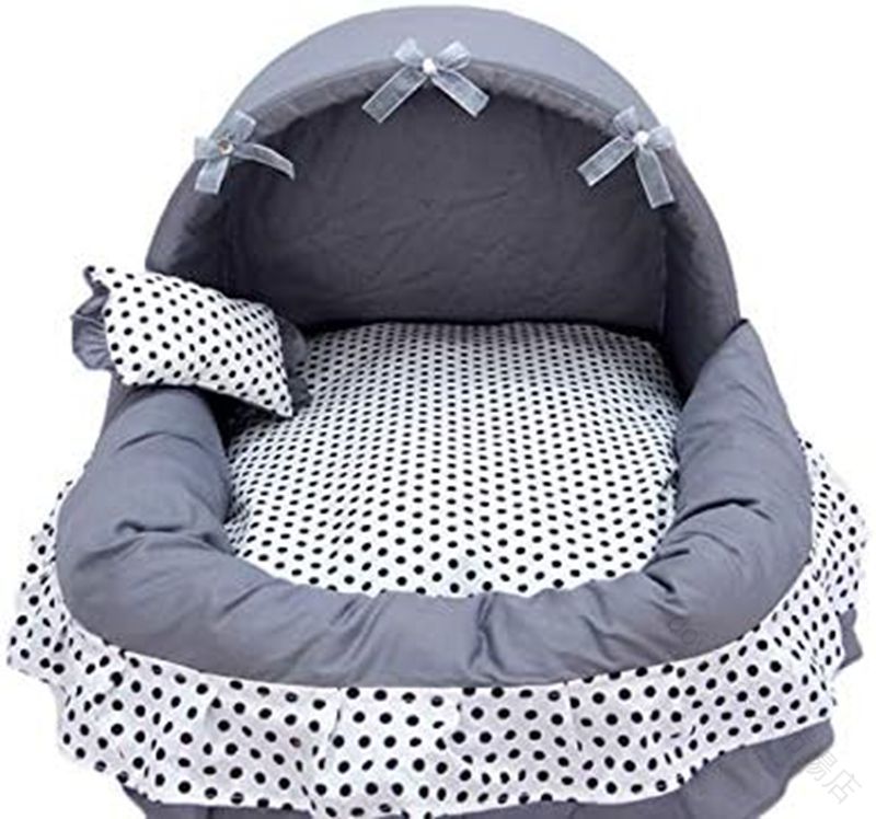 ペットベッド 冬用 可愛い グレー Mサイズ 猫ベッド 洗える 犬ベッド おしゃれ ふわふわ あったか 犬小屋 ペットハウス 室内用 ドーム型 ねこベット 犬 猫用ベッド 快適保温 かわいいデザイン ペット用品